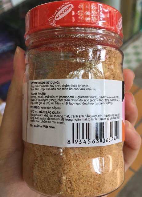 Muối chấm Hảo Hảo tôm chua cay [ 120 Gram ]