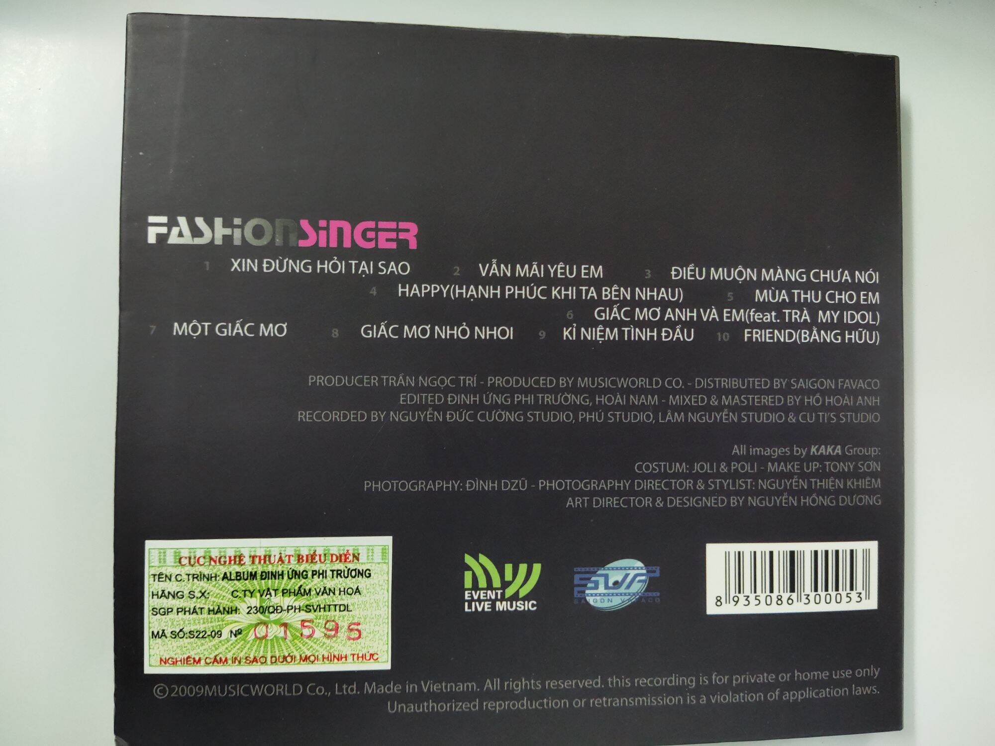 Cd Dinh Ung Phi Truong Vol.1