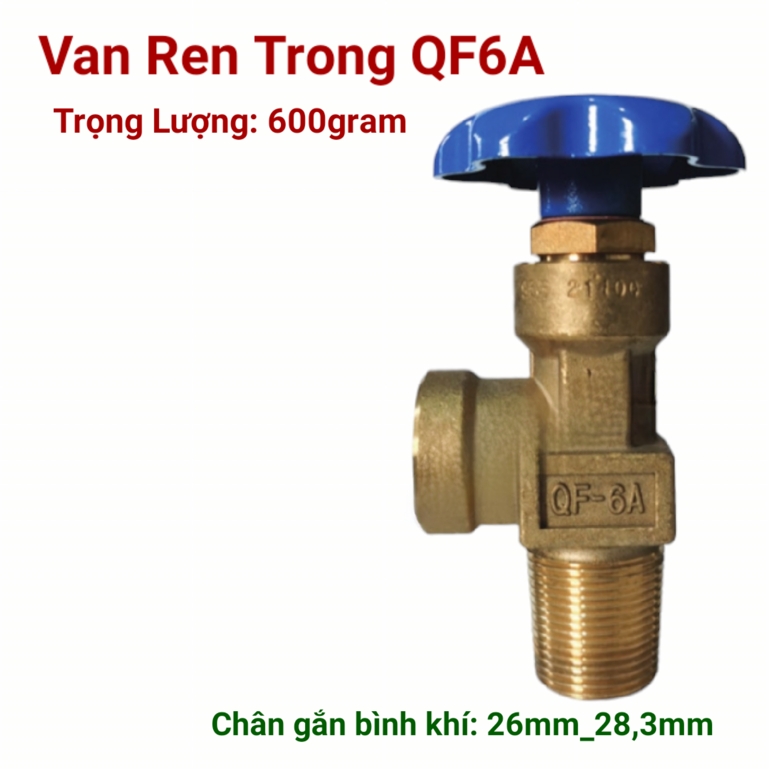 Van đầu bình khí Oxy_Nito_Co2_Argon_QF2C_QF2A_QF2