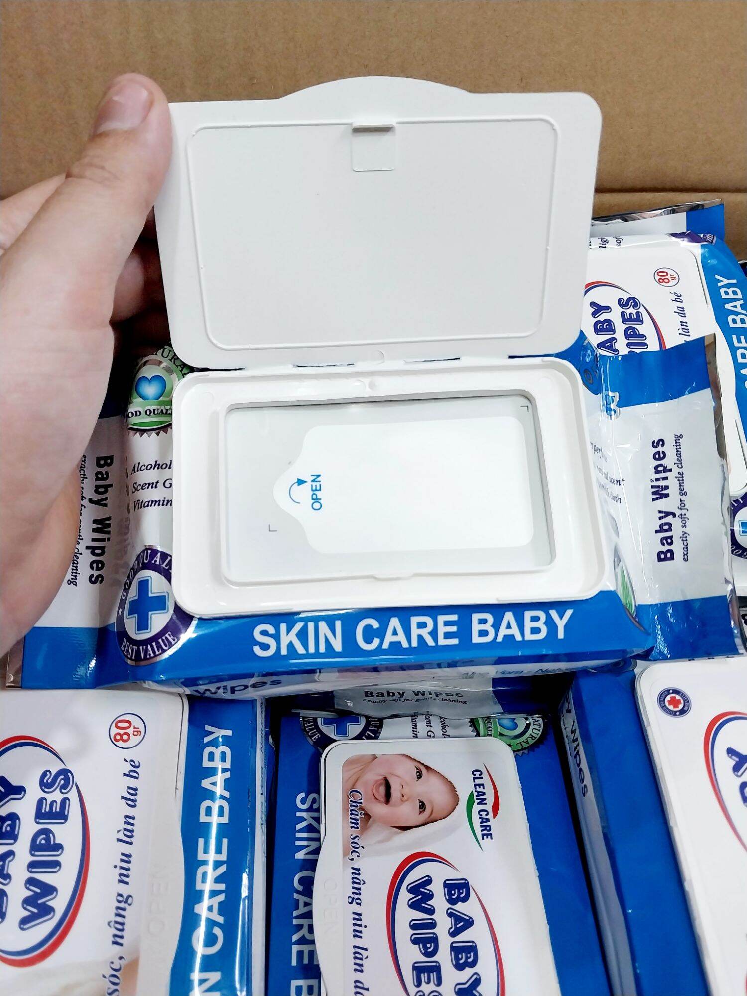 Wholesale Price [Combo 10 Pack] Premium Baby Wipes 80Gr