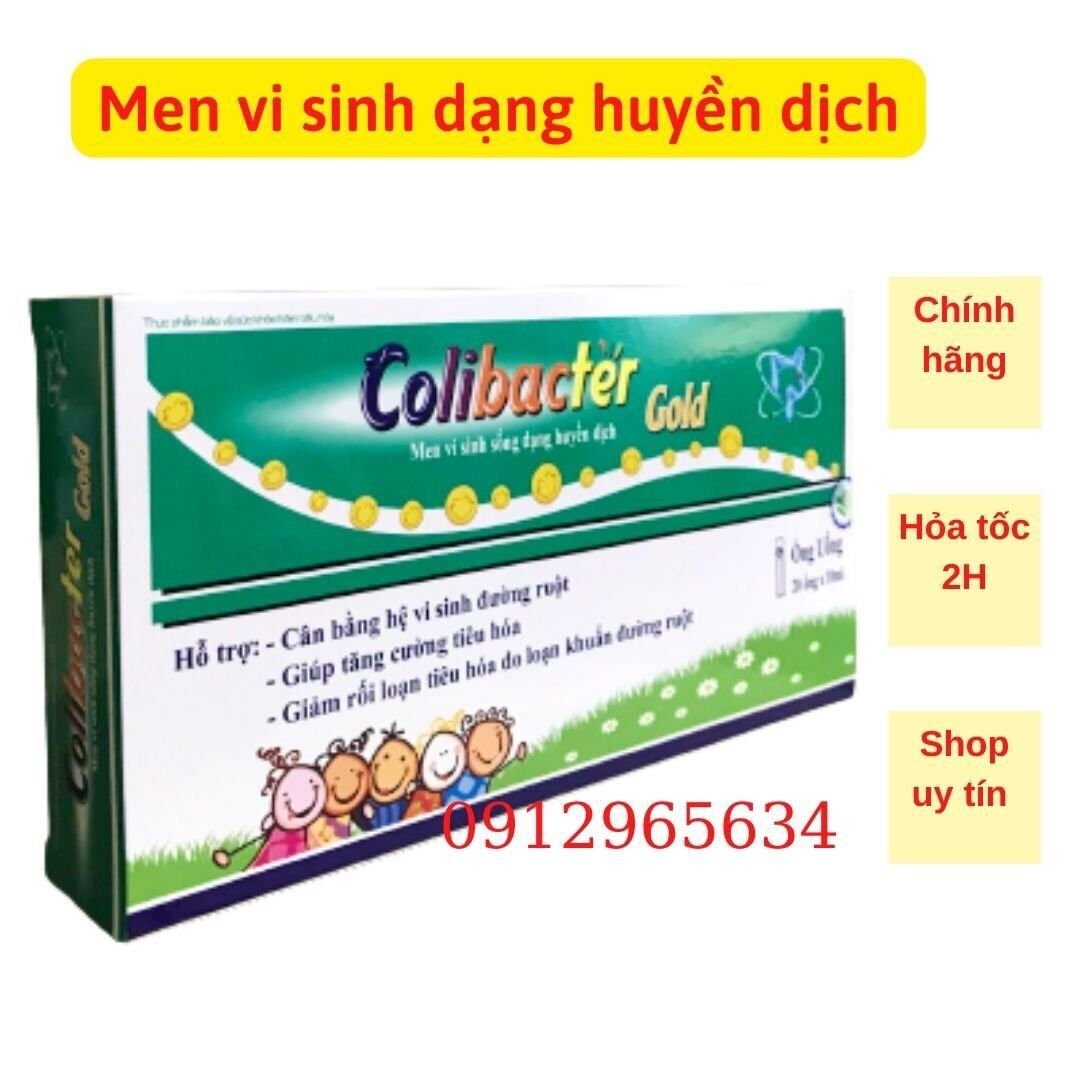 Men vi sinh dạng huyền dịch Colibacter Gold bổ sung lợi khuẩn hỗ trợ đường ruột hệ tiểu hoá khoẻ mạnh