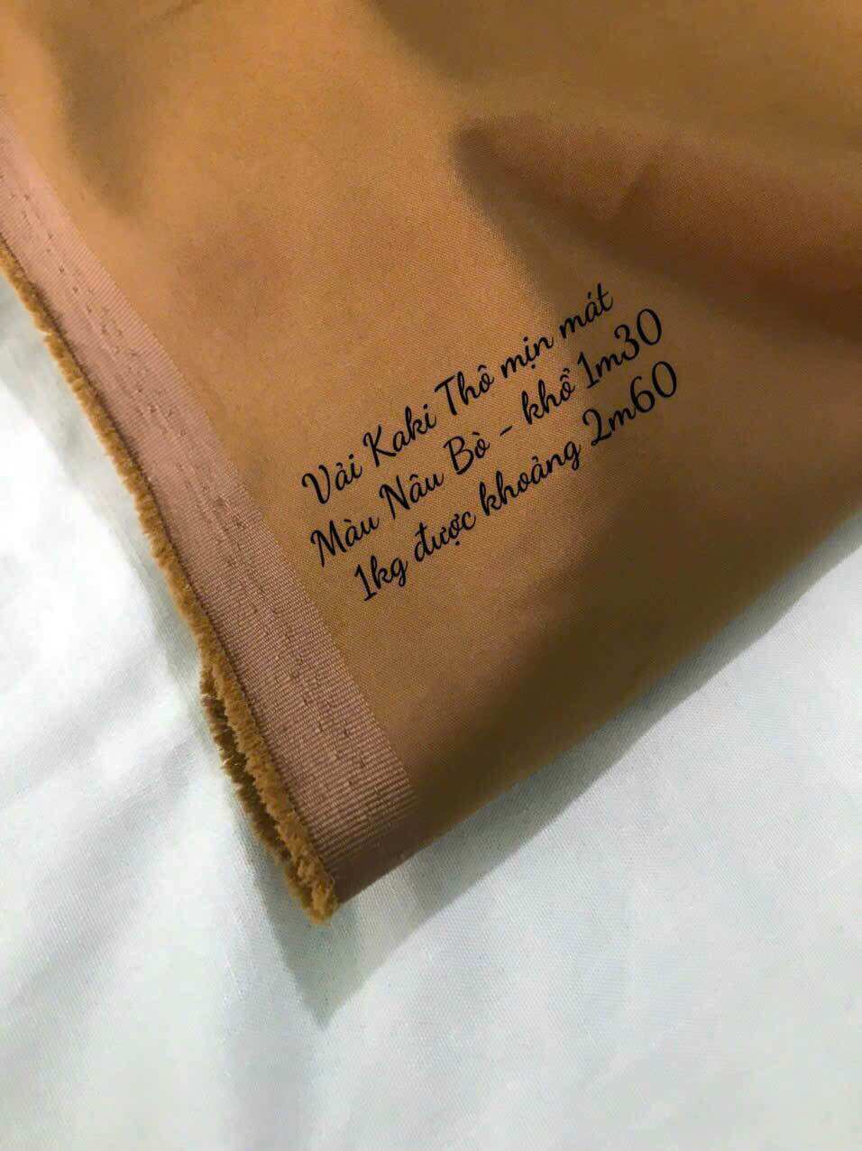 Vải kaki thô
