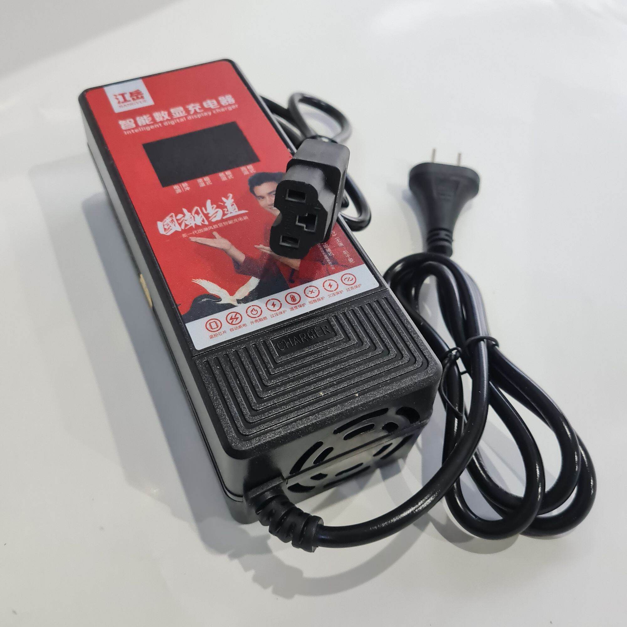 Sạc xe điện 48v 12Ah ( xe 4 bình) hiển thị %