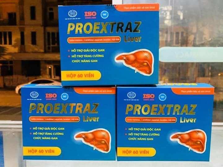 Viên uống Proextraz Liver . Hỗ trợ giải độc gan , tăng cường chức năng gan