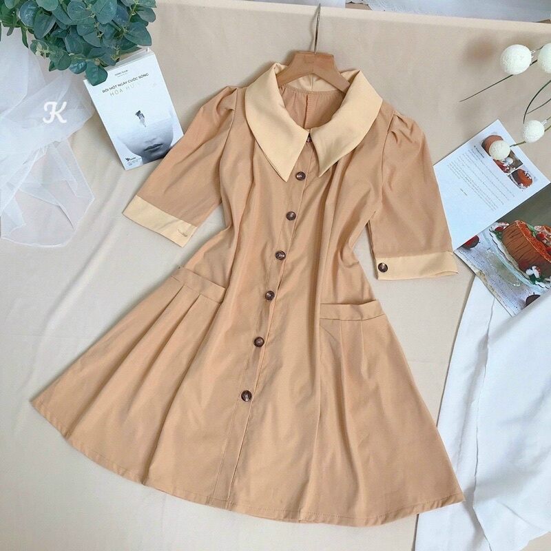 ĐẦM SƠ MI XÈO TAY LỠ