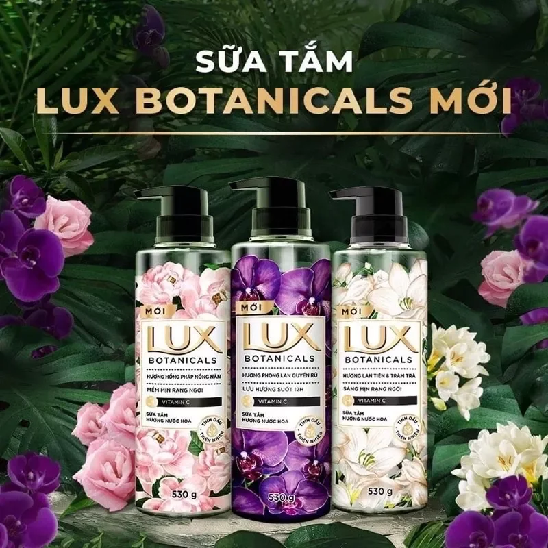 Sữa tắm nước hoa Lux 530g