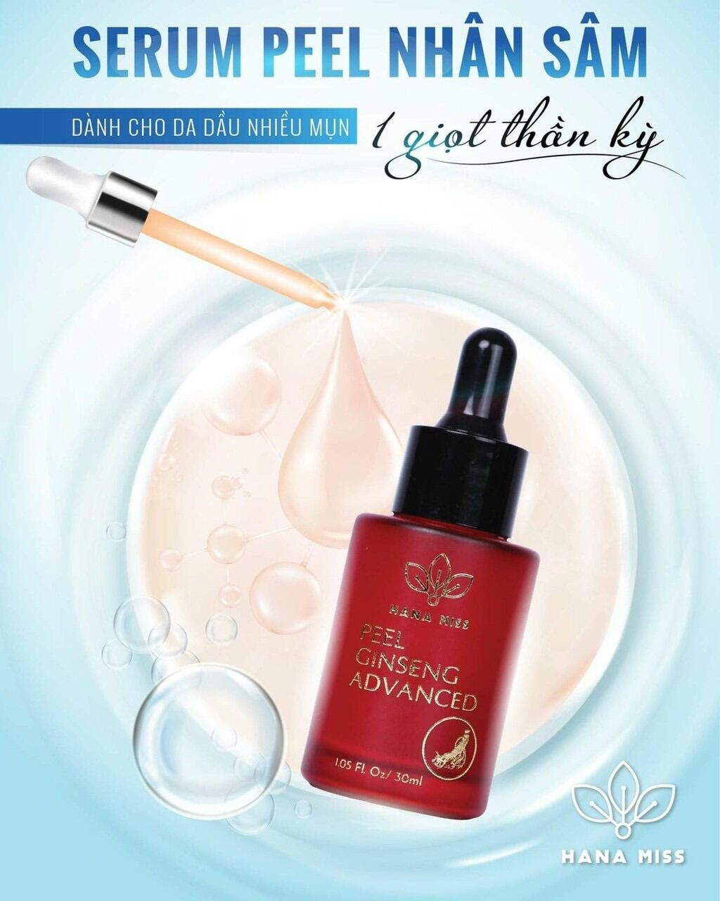 [Hcm]Serum Xóa Mụn Hana Miss ⚡100% Khỏi Mụn⚡ Giảm Mụn Xóa Thâm