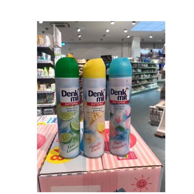 Xịt thơm phòng Denkmit nhập khẩu Đức 250ml thơm mát