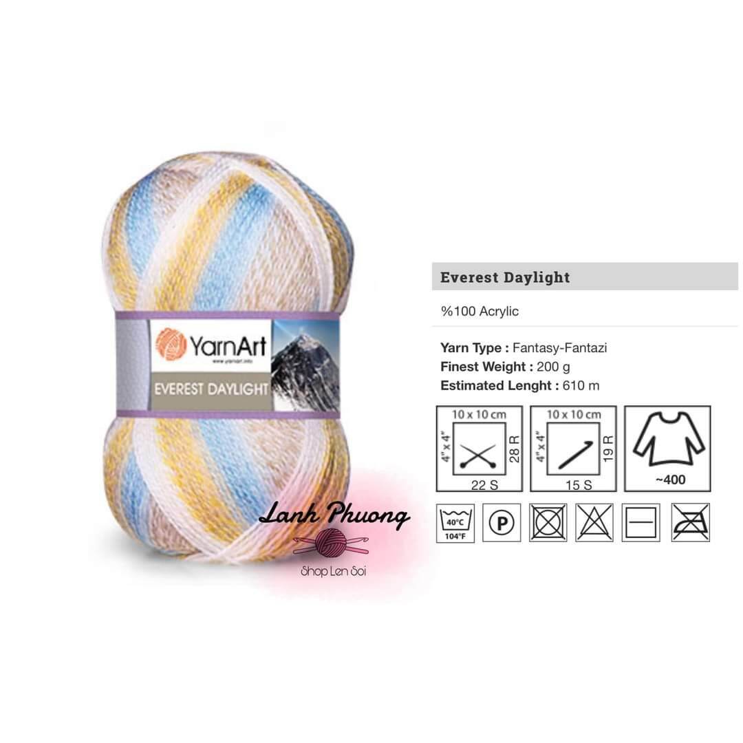 [HCM]Len Yarnart Everest Dalight 200gr Thổ Nhĩ Kỳ