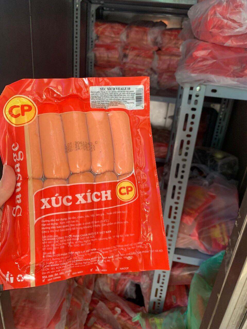 Xúc xích Vealz CP 10PC gói 500g (Hà Đông-Hà Nội)