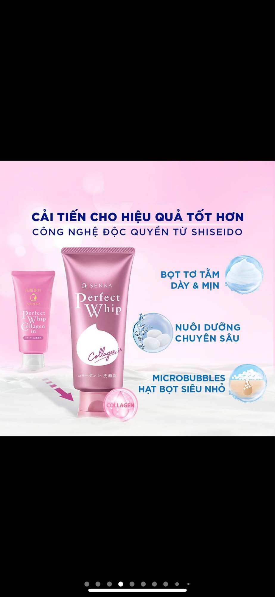Sữa rửa mặt Nhật Senka Loại Mới 120g