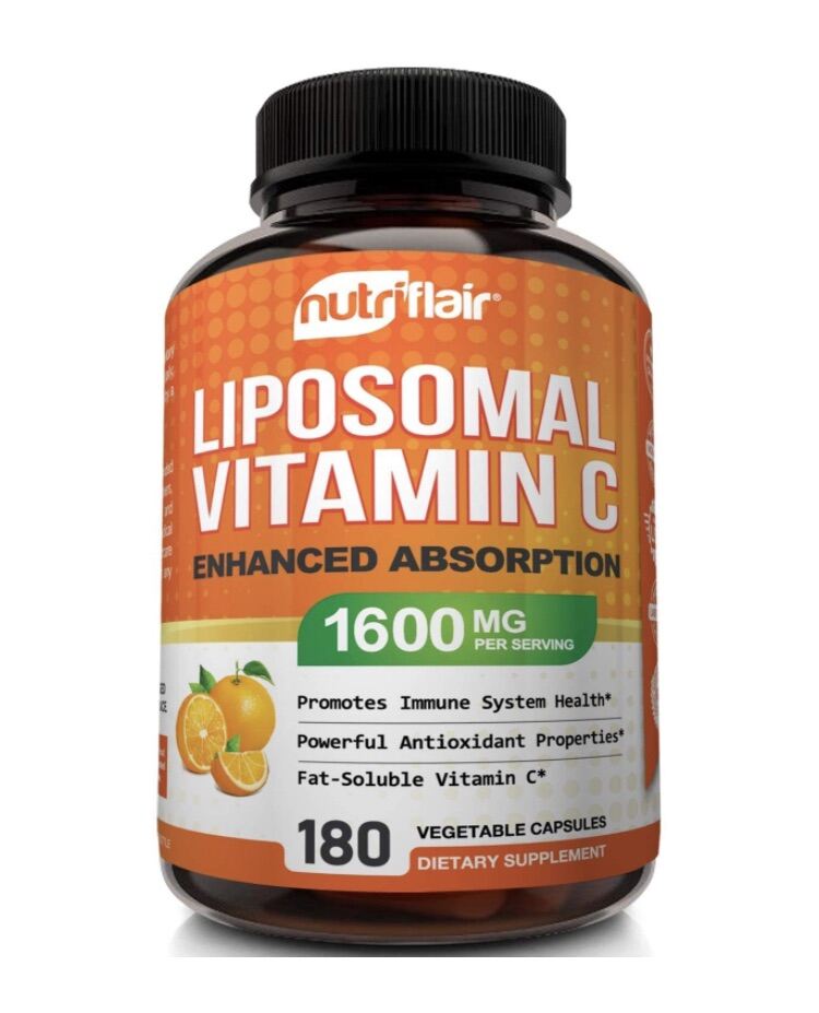 Viên uống vitamin C tăng đề kháng NutriFlair Liposomal Vitamin C 1600mg