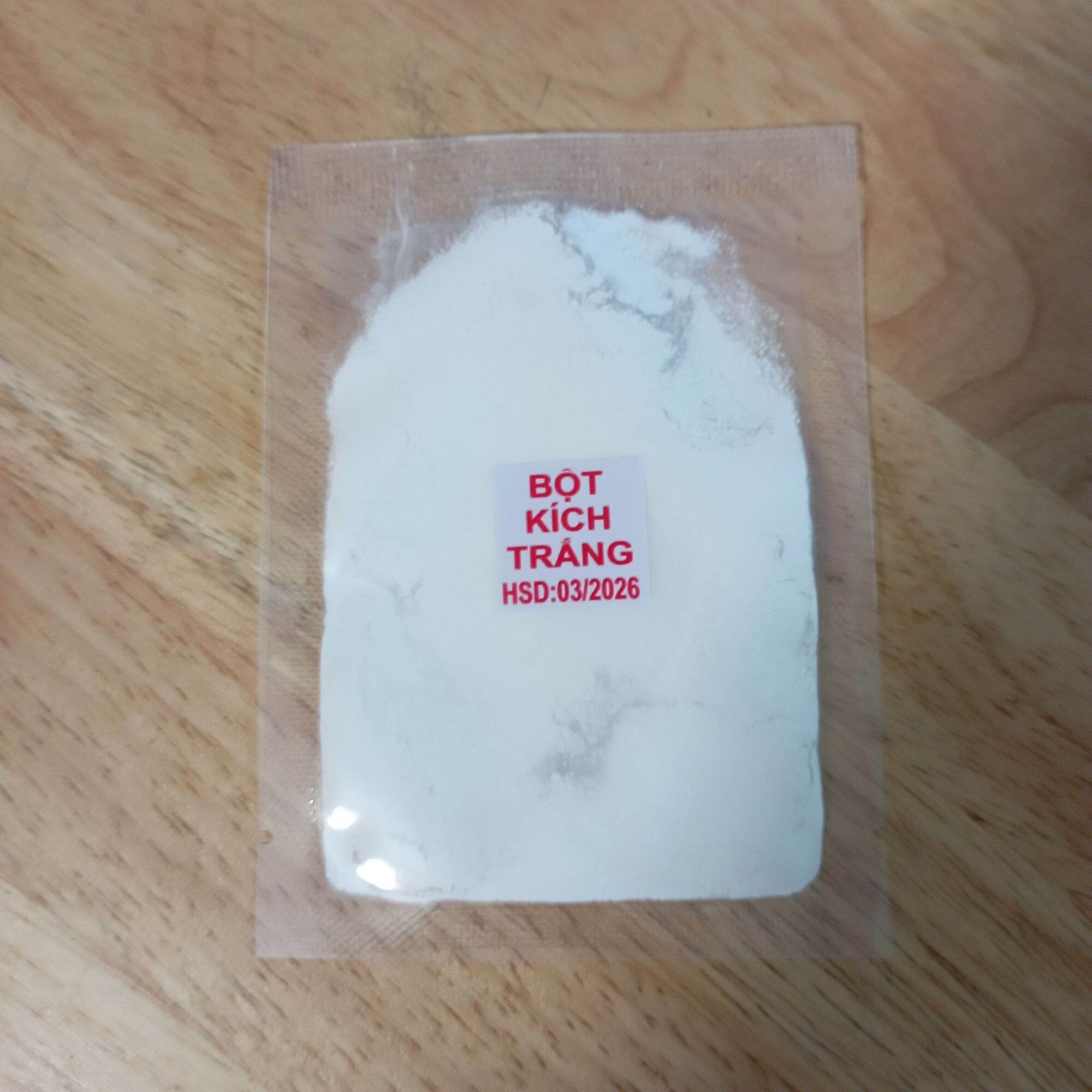 bột kích trắng cực mạnh dùng để trộn kem gói 10g