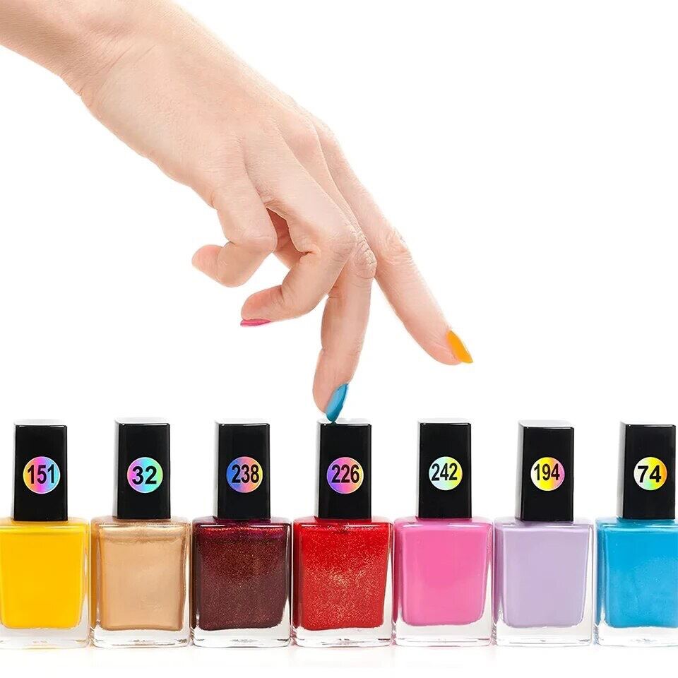 Set tem dán số chai sơn phản quang bảy màu từ 01 đến 300