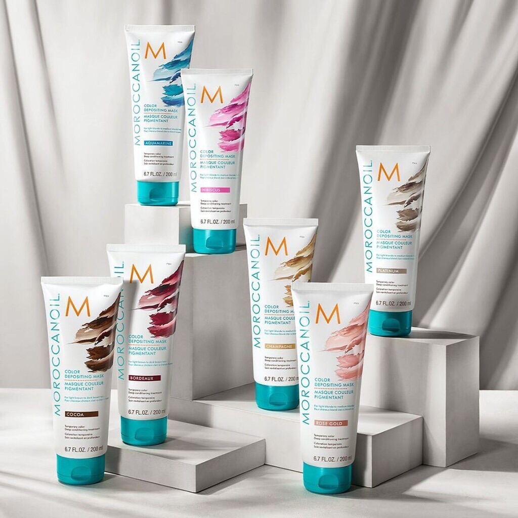 [Hcm]Mặt Nạ Dưỡng Bổ Sung Hạt Màu Moroccanoil Color Depositing Mask 200Ml