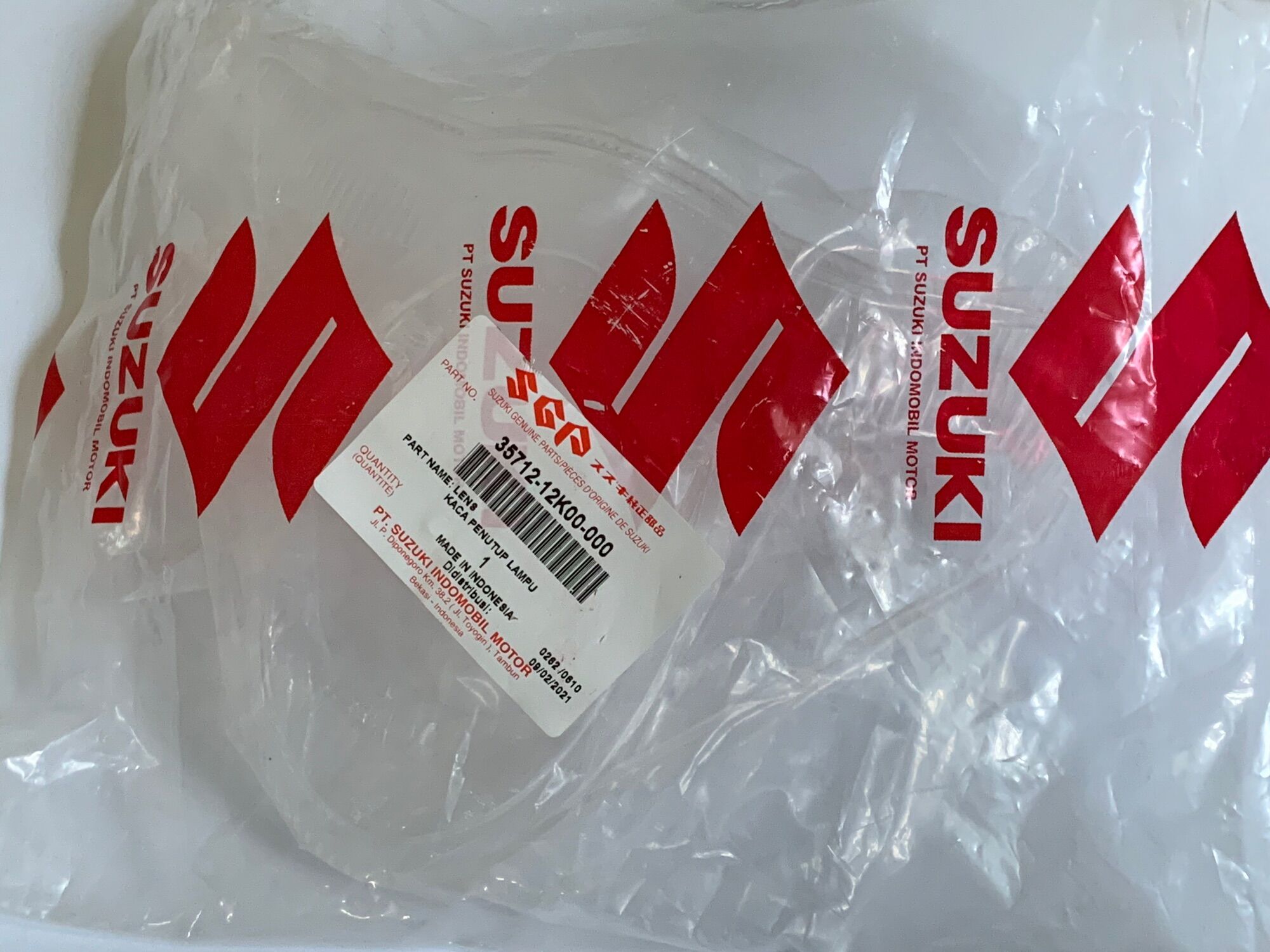 Mica chụp kính choá đèn hậu suzuki satria fi