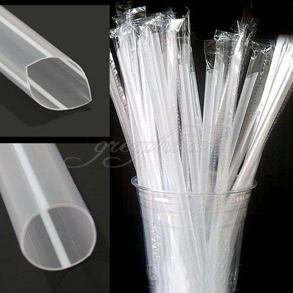 500g Ống hút F6 có MÀNG BỌC từng ống, ống hut bọc giấy, ống bọc nilong . 500g White straws with cover OPP like pictures.