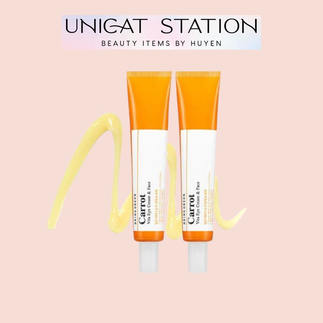 Kem Mắt BRING GREEN Carrot Vita Eye Cream & Face 30ml
