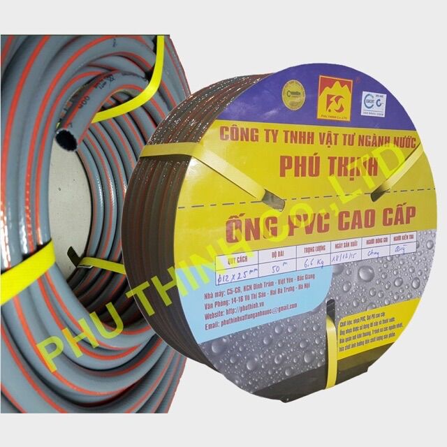 Ống nước nhựa PVC cao cấp siêu bền Phú Thịnh phi 14
