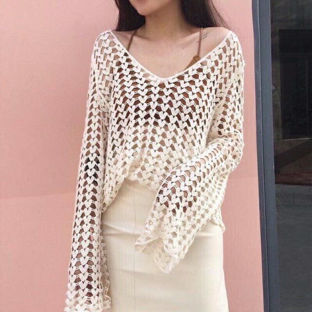 Áo lưới đi biển