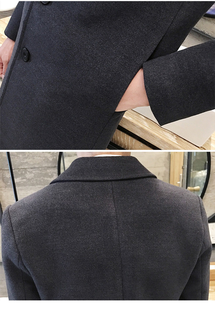 Áo Dạ Mangto Dáng Dài Phong Cách Hàn Quốc