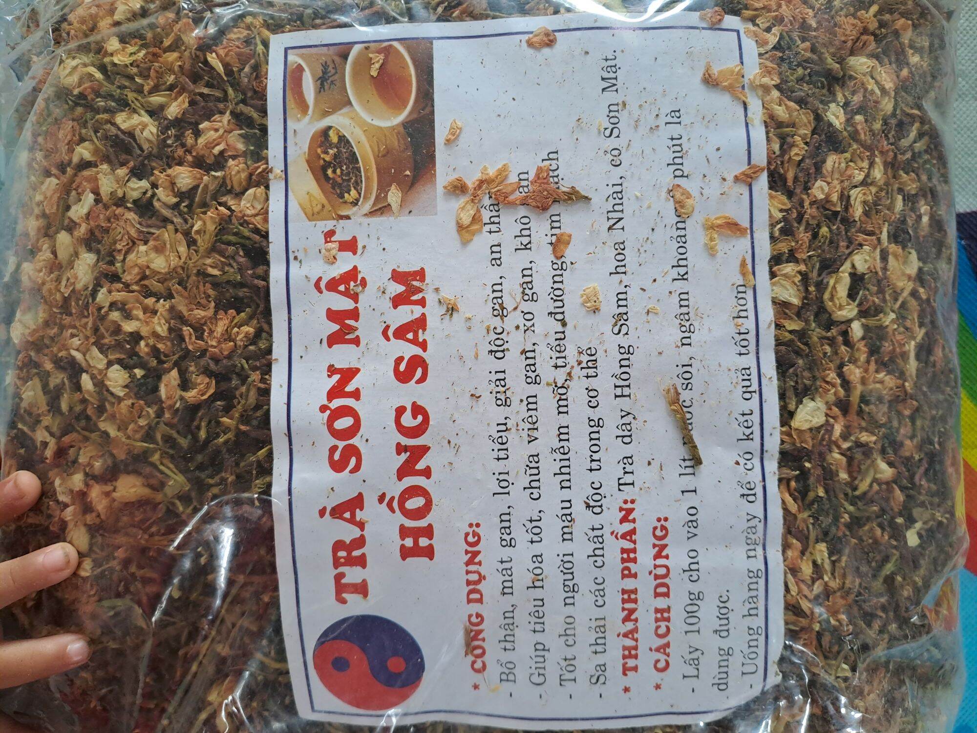 1kg trà sơn mật, hồng sâm tây bắc