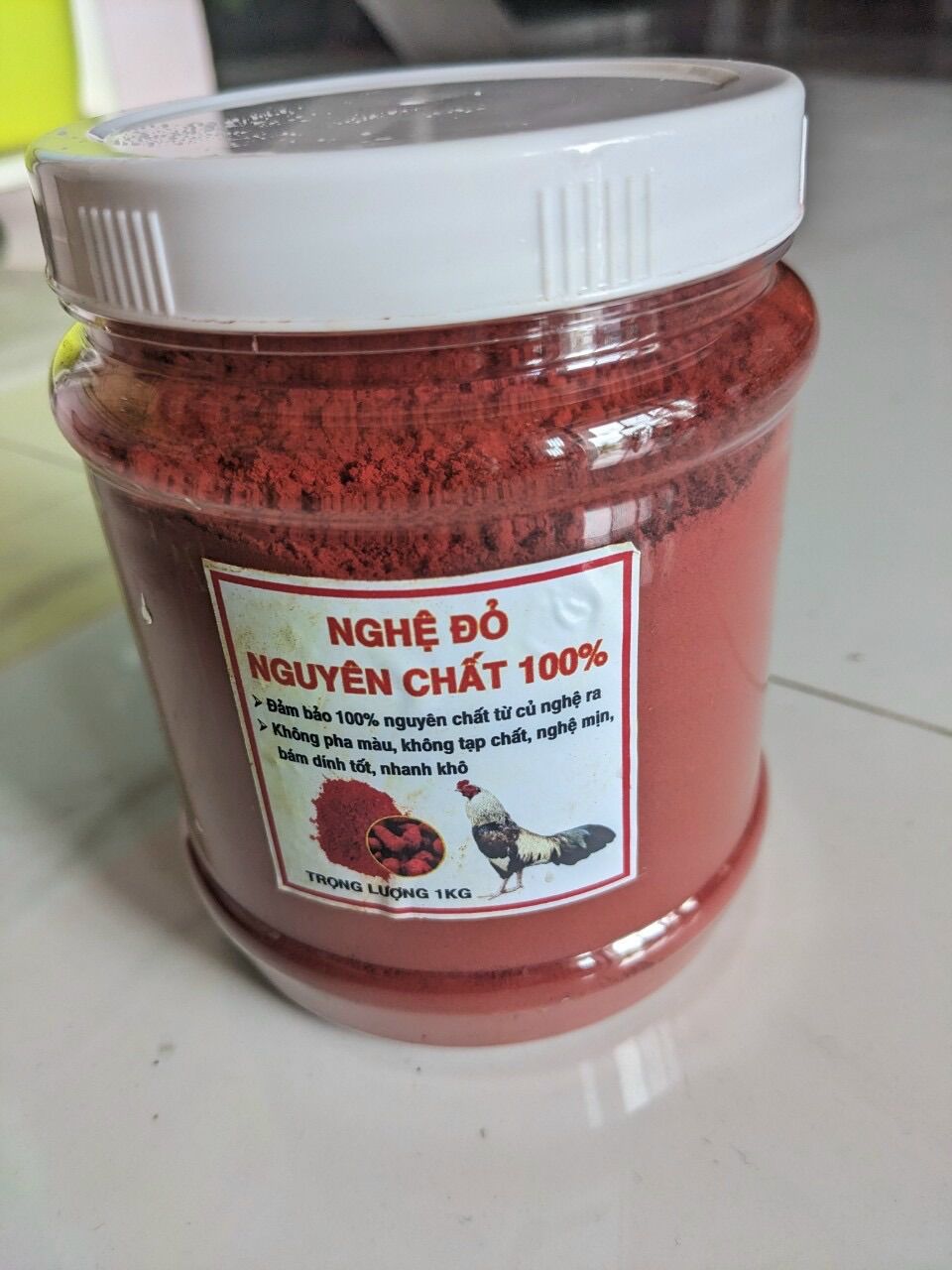 Bột nghệ đỏ vô gà đá