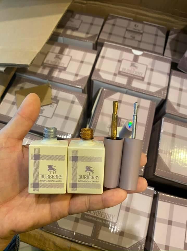 Sơn gel mắt mèo kim cương vàng và bạc