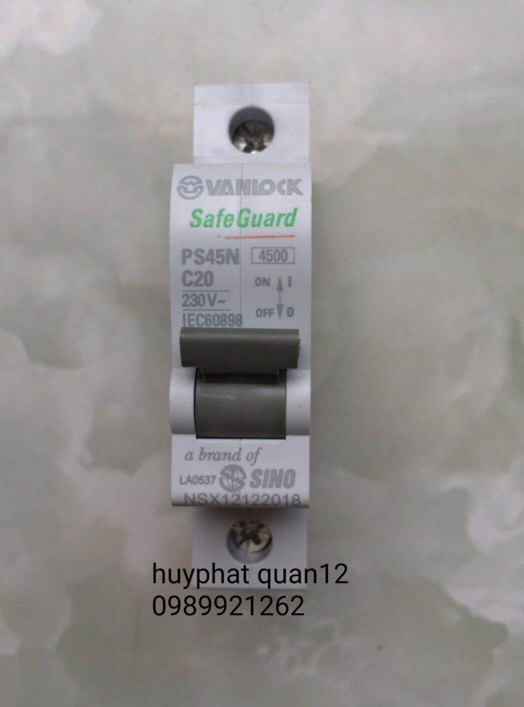 Cầu dao tự động mcb 1p sino 10a 16a 20a 25a 32a 40a 50a 63a