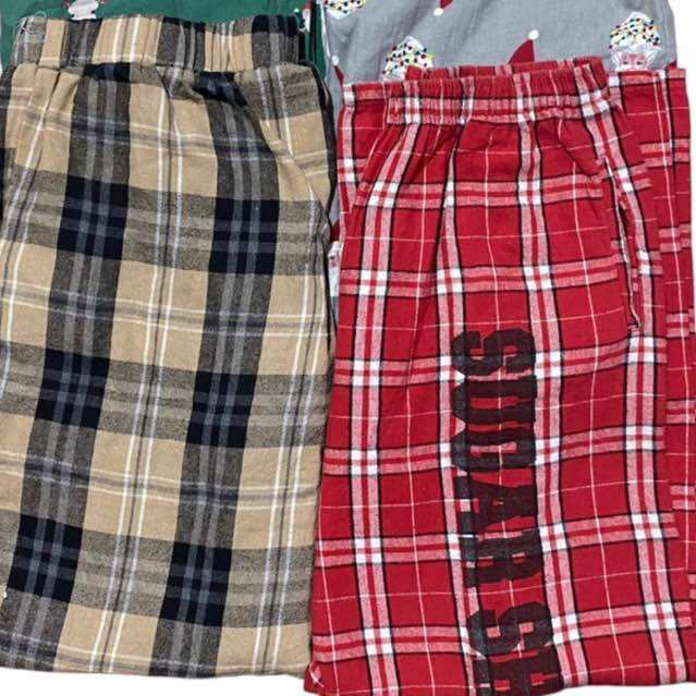 Quần FLANNEL 2hand Cực Phẩm Noel, Kẻ Sọc [SỐ ĐO MÔ TẢ]
