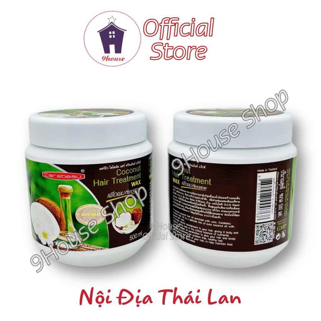 01 Hủ Kem Ủ Tóc Dừa Non Carebeau Thái Lan 500ml (0768)
