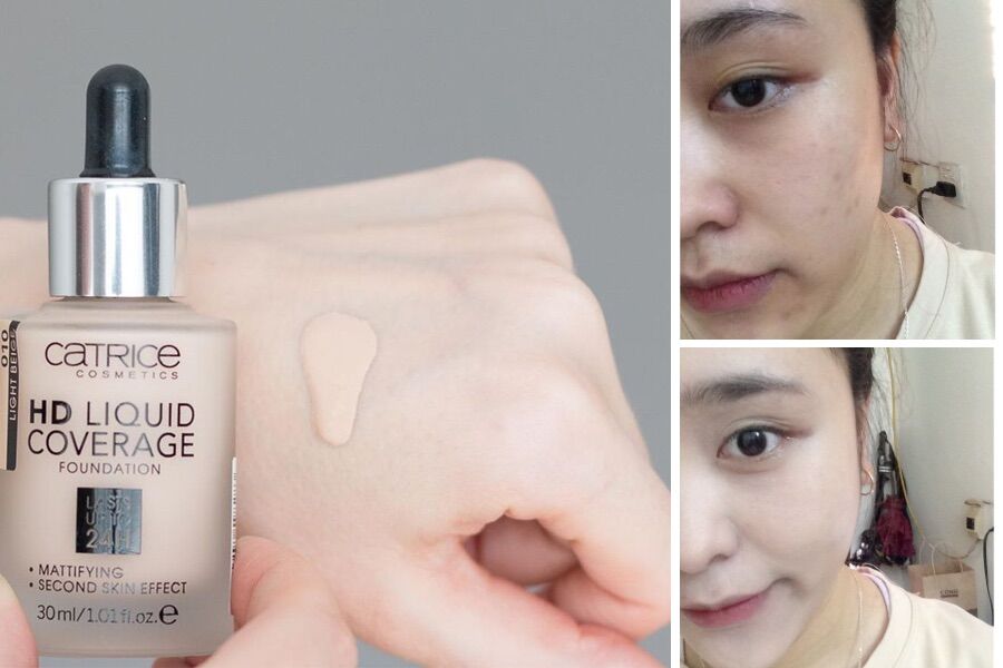 [Hàng Đức] Kem Nền Catrice HD Liquid Coverage Foundation 24h 30ml