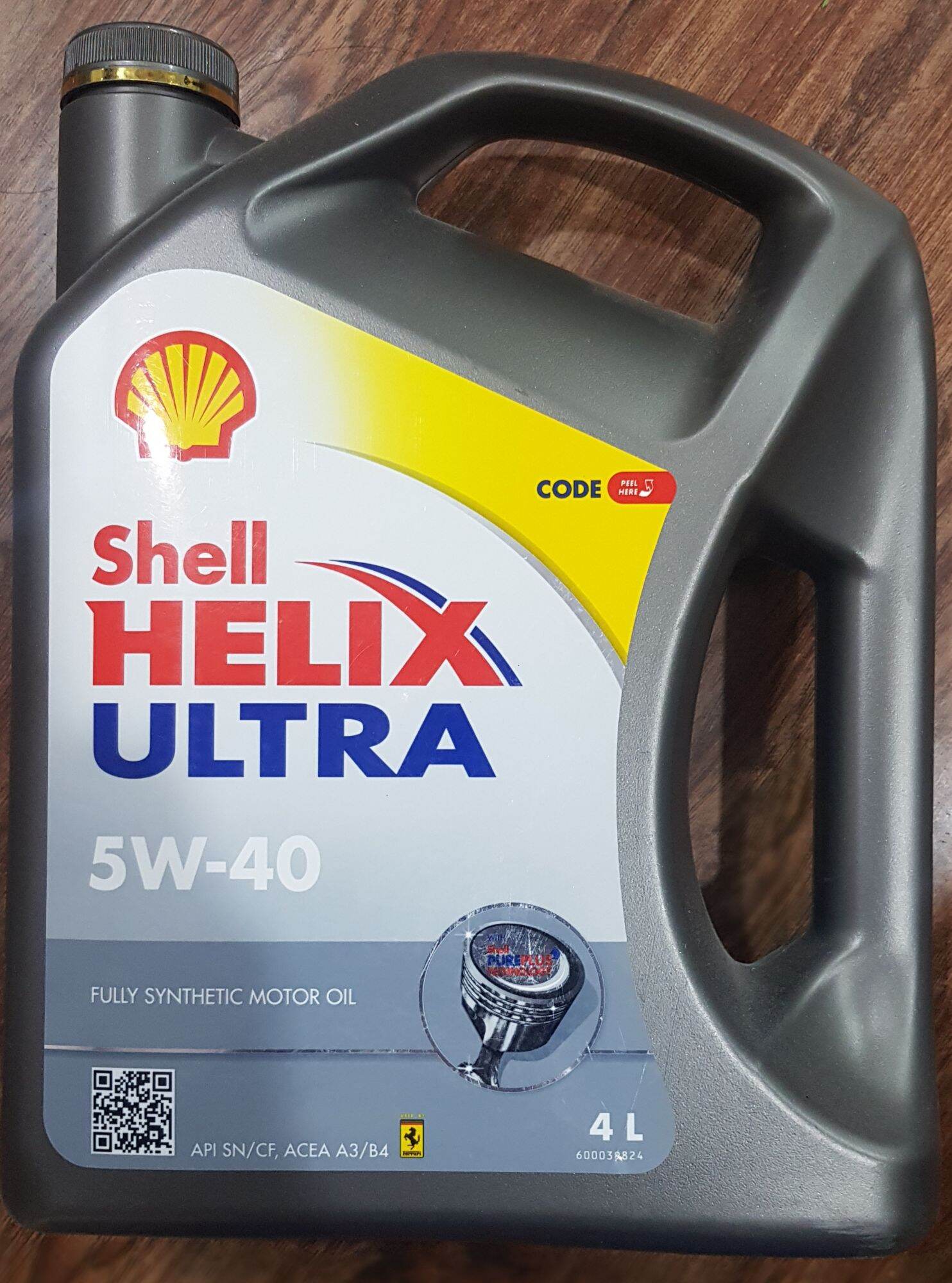 HCMNhớt ôtô Shell Helix Ultra 5W40 4L