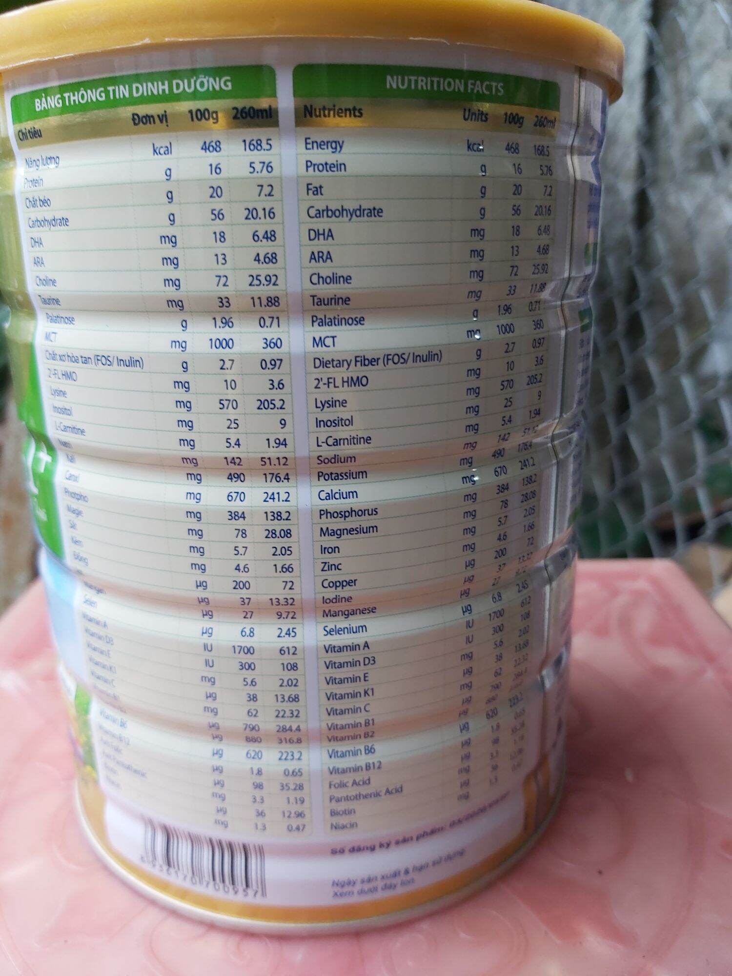 [HCM]Sữa dê Goatlac gold 0+ 1+2+  (800g) date 2023
