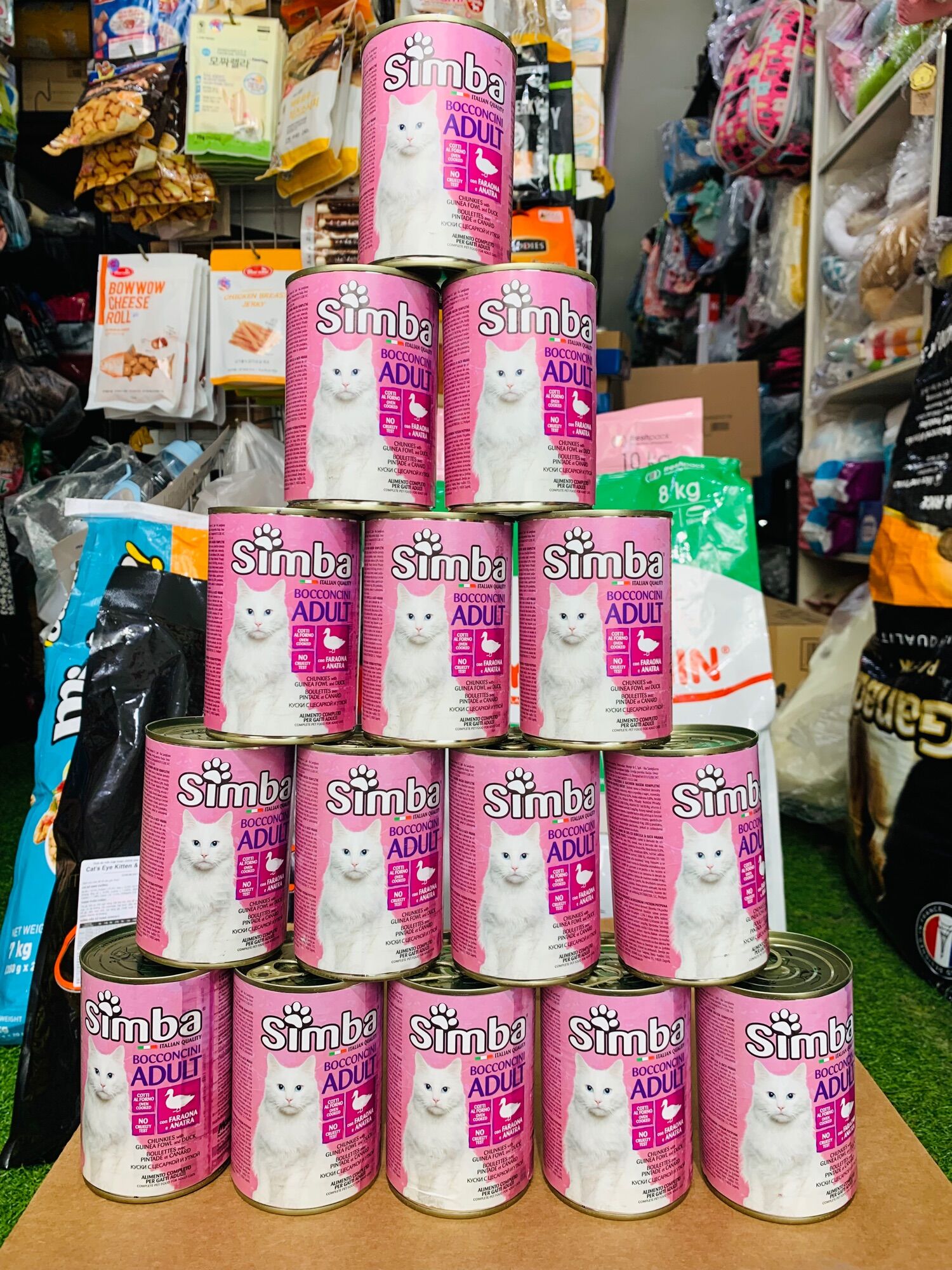 Pate simba dành cho mèo trưởng thành lon 415gram tiết kiệm