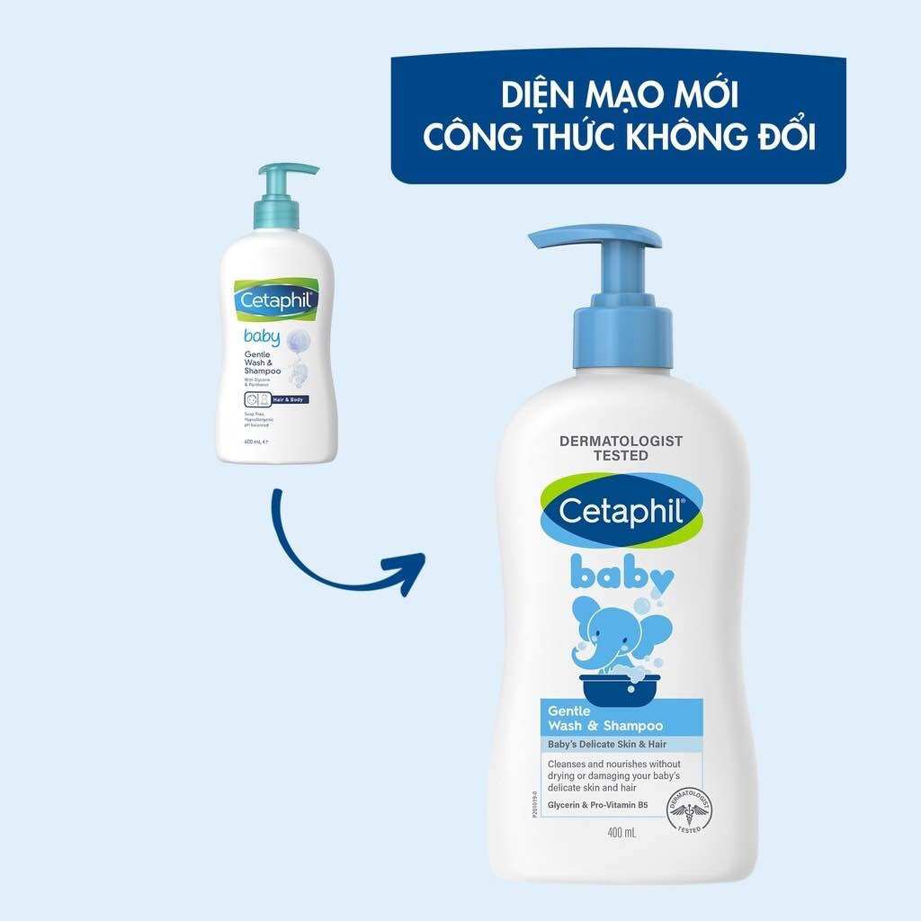 Cetaphil Baby Gentle Wash and Shampoo 400ML