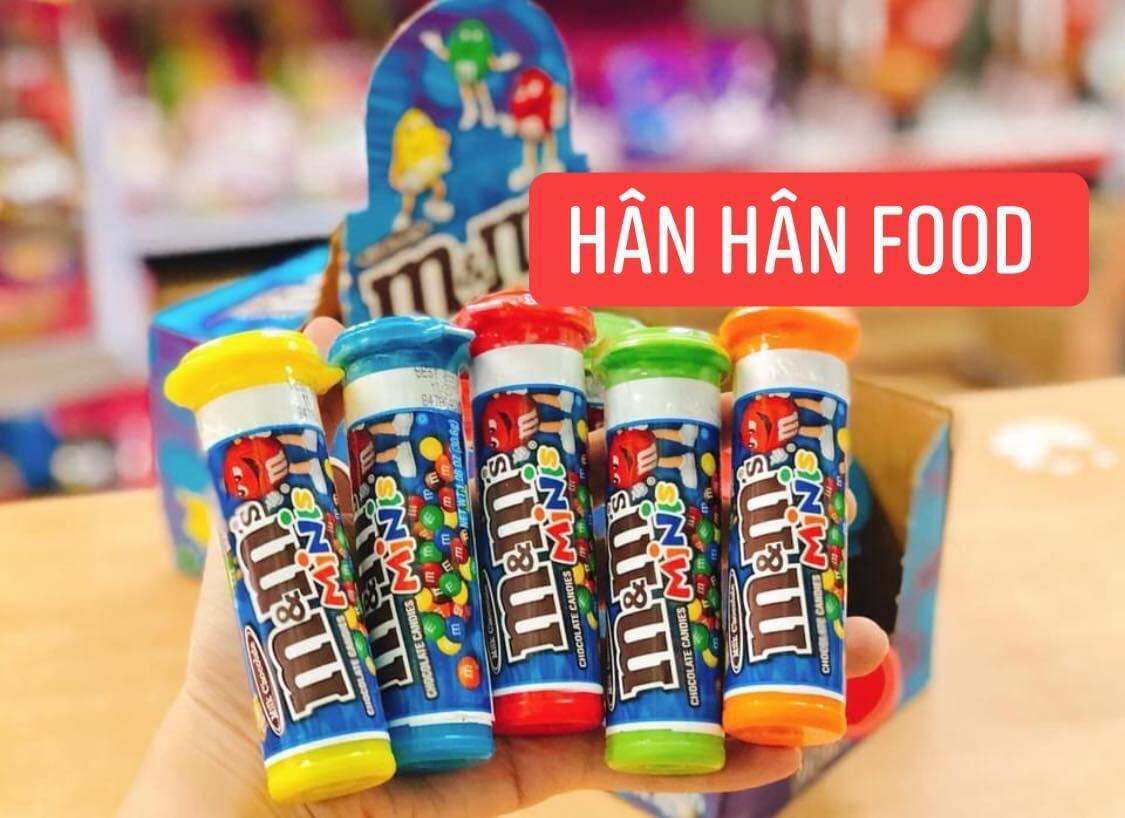 Combo 2 ống Sô-cô-la M&M minis, sô-cô-la ống
