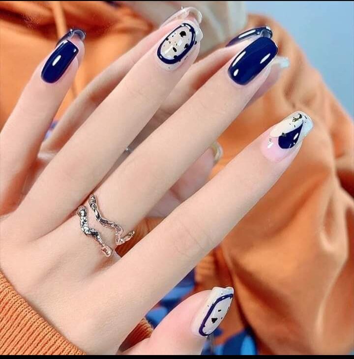 Nailbox móng úp thiết ke hoạ tiết xinh