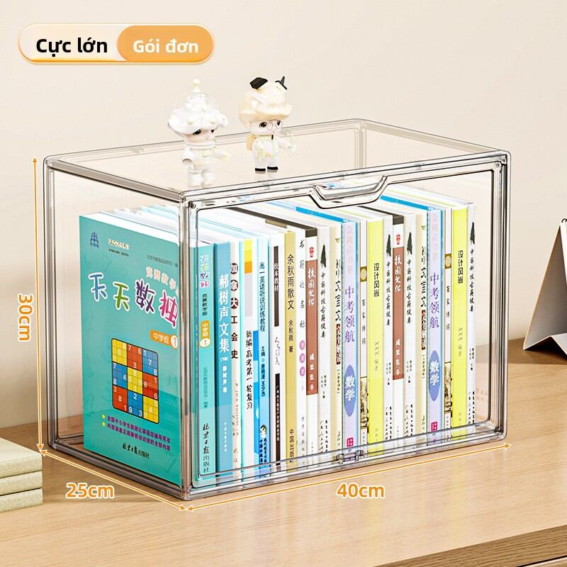 Tủ Sách Chống Bụi Có Dung Lượng Lớn Trong Suốt