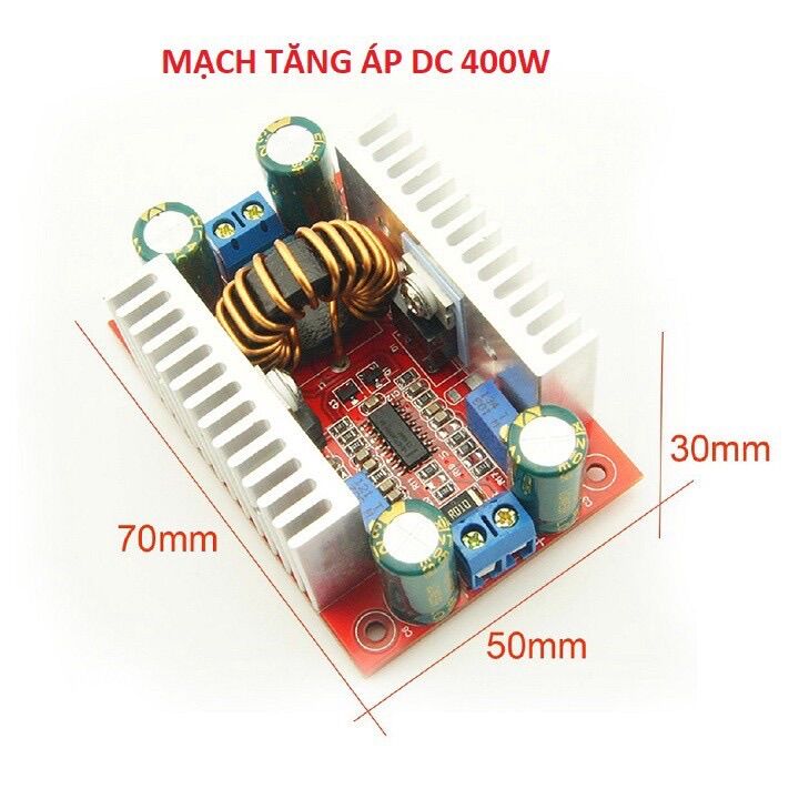 Mạch tăng áp từ 12v đến 60v 15A