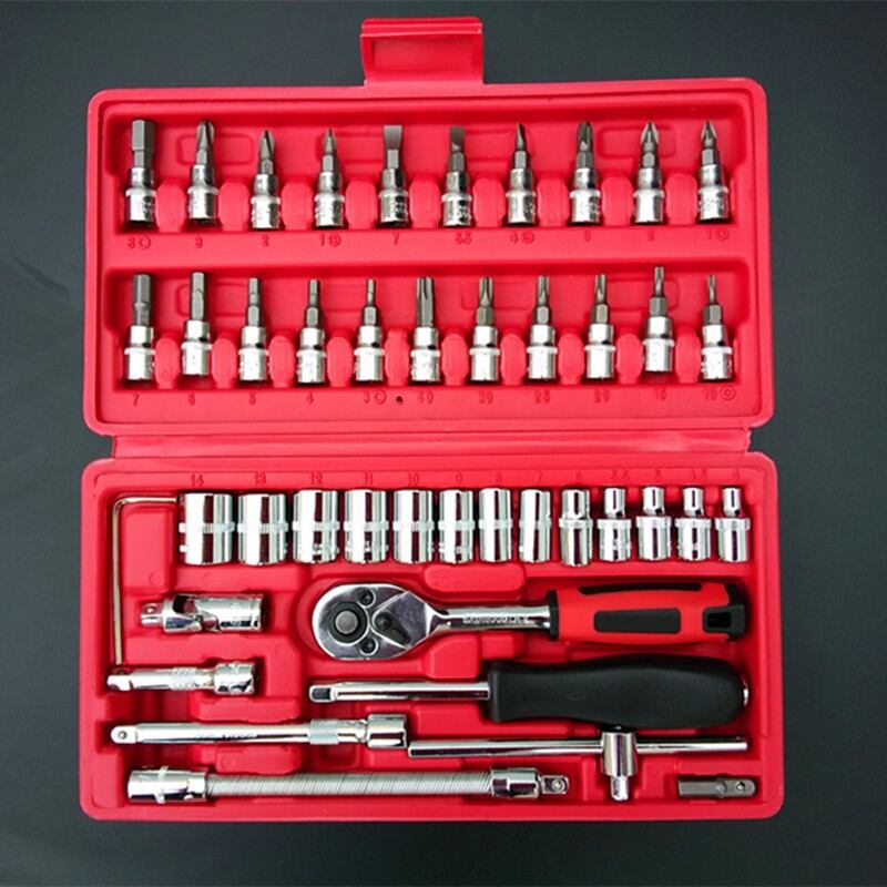 Bộ dụng cụ 46 chi tiết loại tốt chuyên dụng sửa chữa gia đình