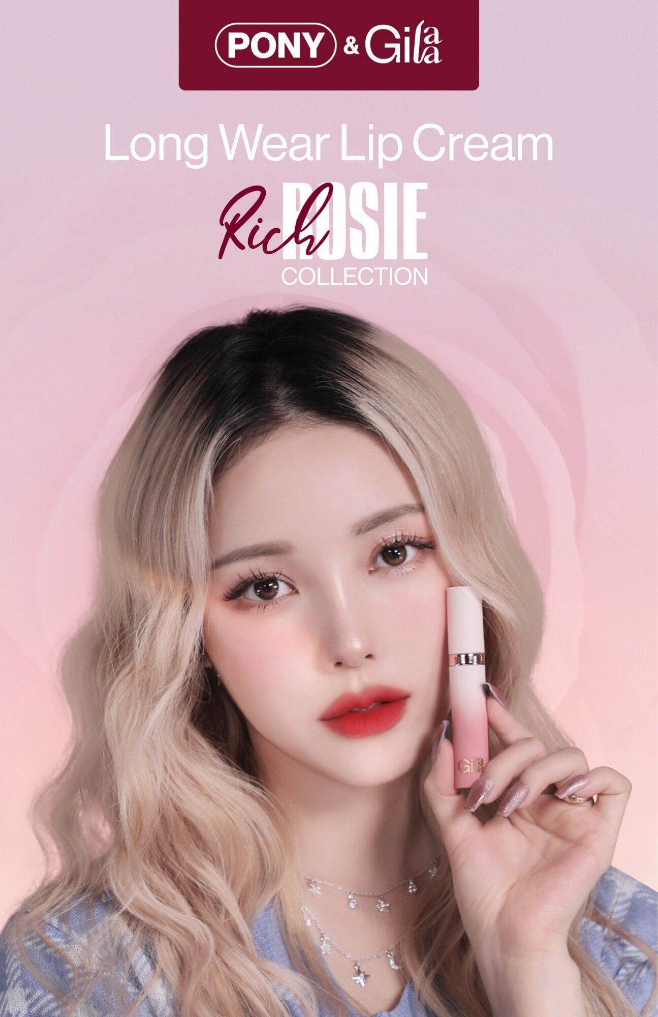 Son Kem Lì Gilaa Long Wear Lip Cream (Rich Rosie Edition)