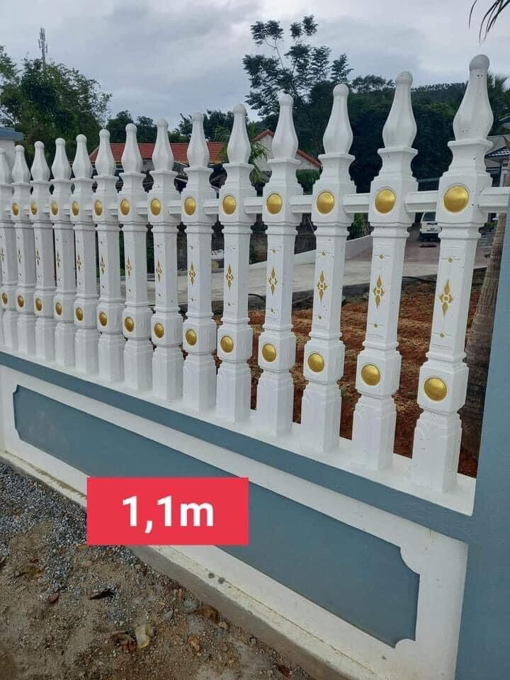 Khuôn đúc hàng rào hoa chìm 1m1 ⚡️Nhựa Siêu bền⚡️