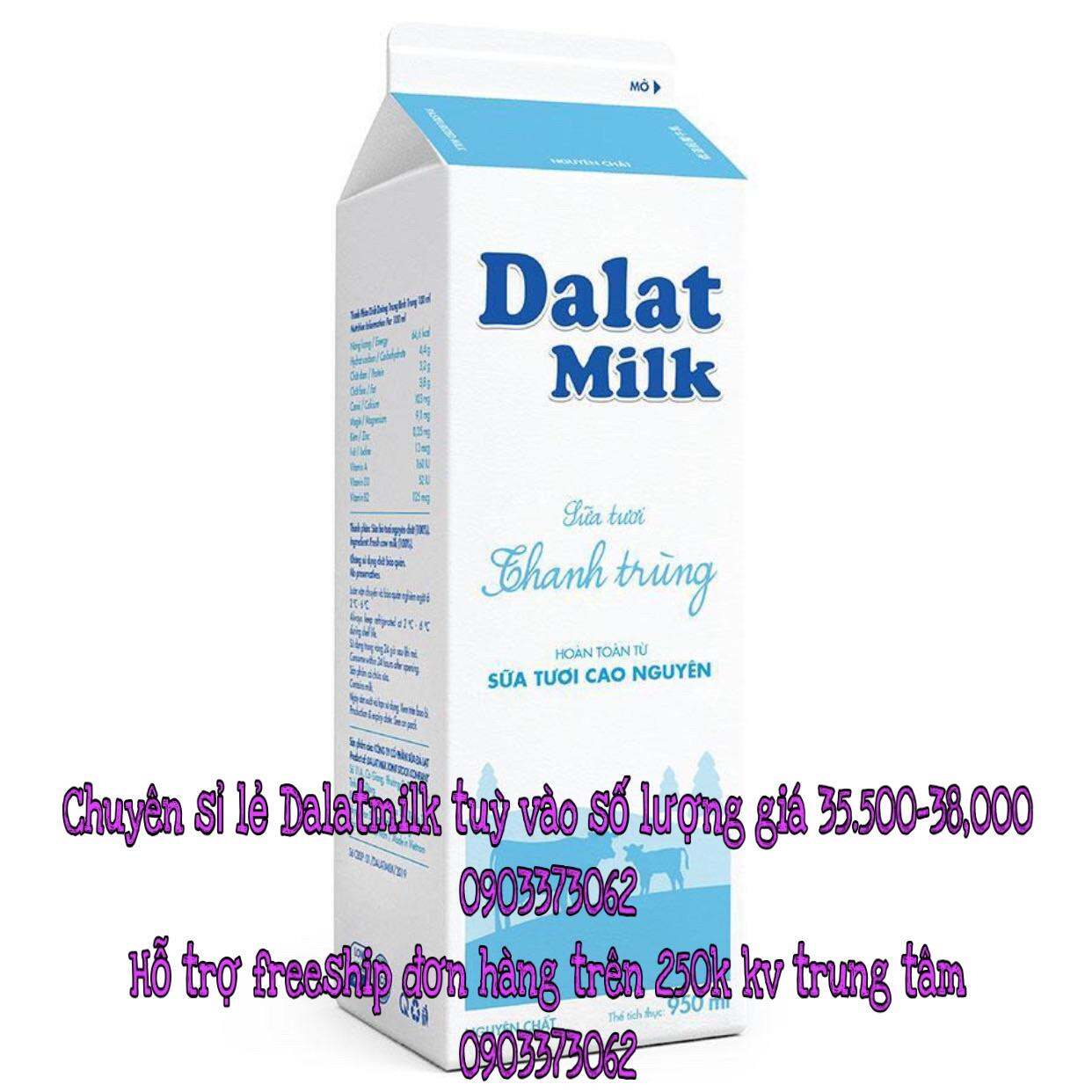 Thanh Trùng 950Ml Dalatmilk Không Đường Date Mới Luôn Có Sẵn Mỗi Ngày