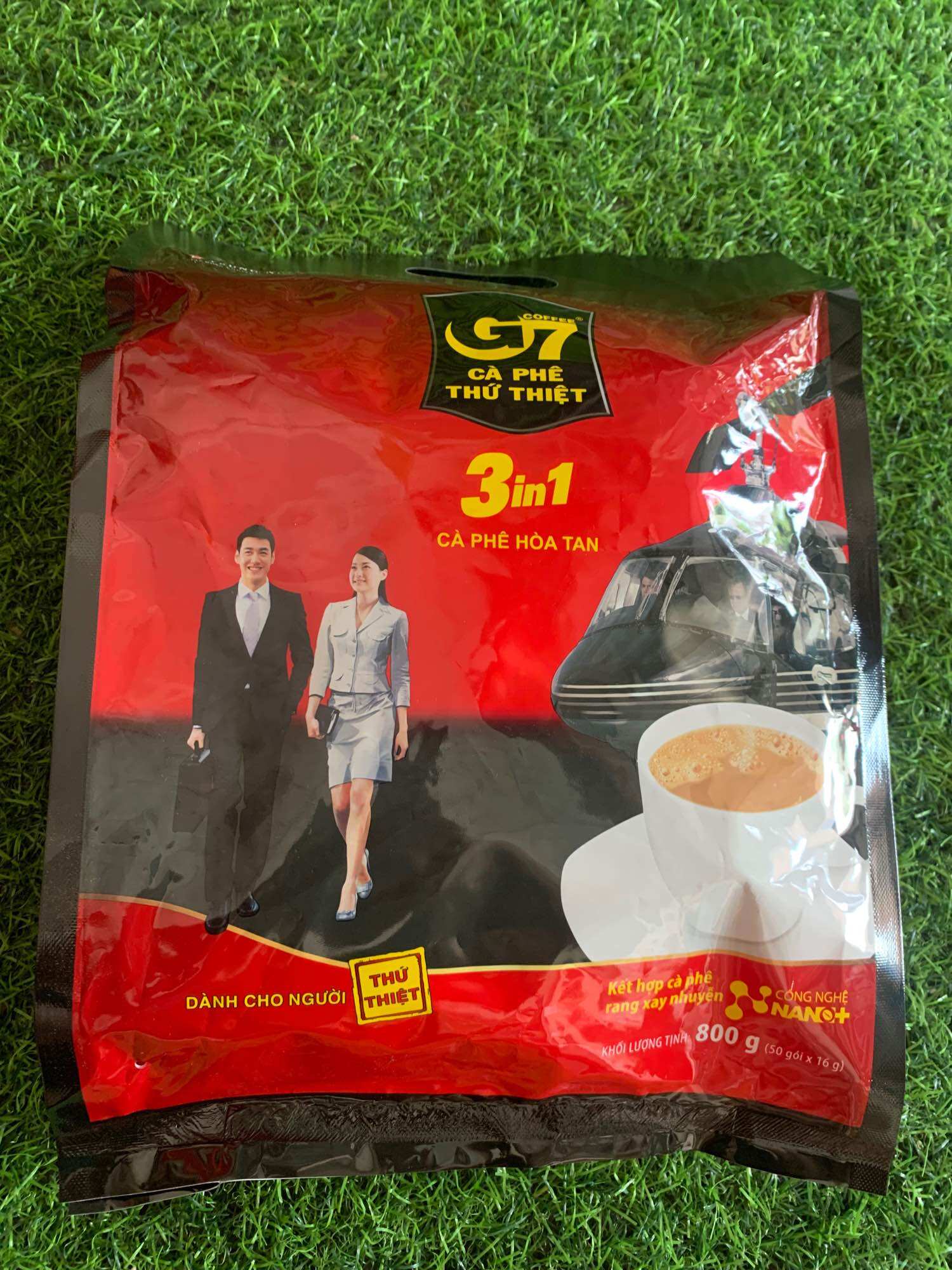 Cà phê G7 hoà tan 800g bịch 50 gói