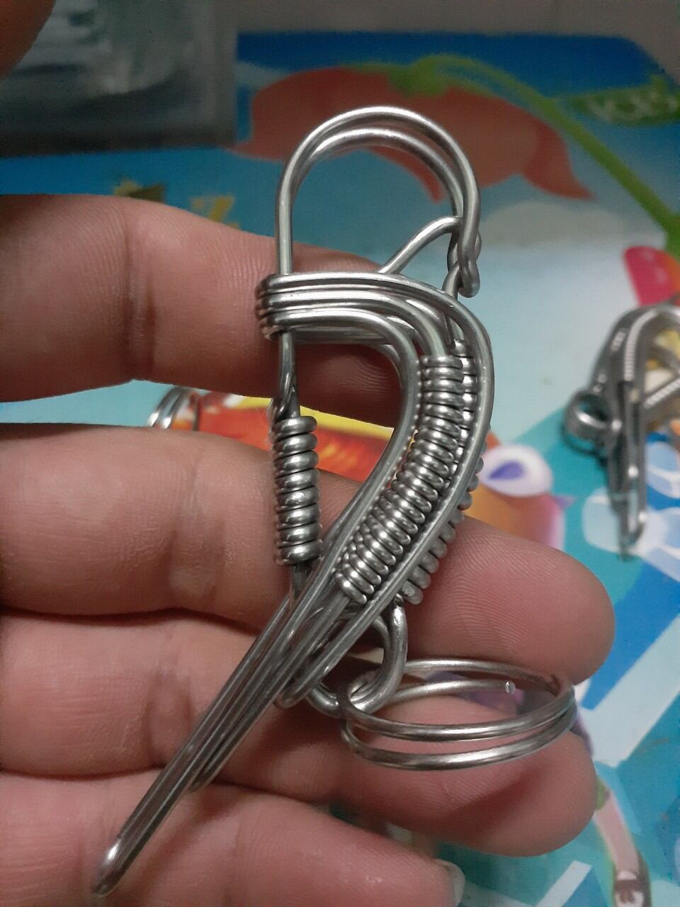 móc khoá INOX thủ công