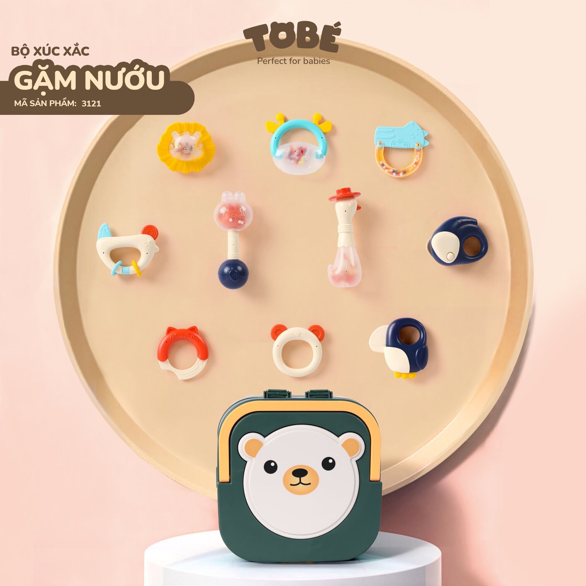 Bộ xúc xắc gặm nướu ToBé