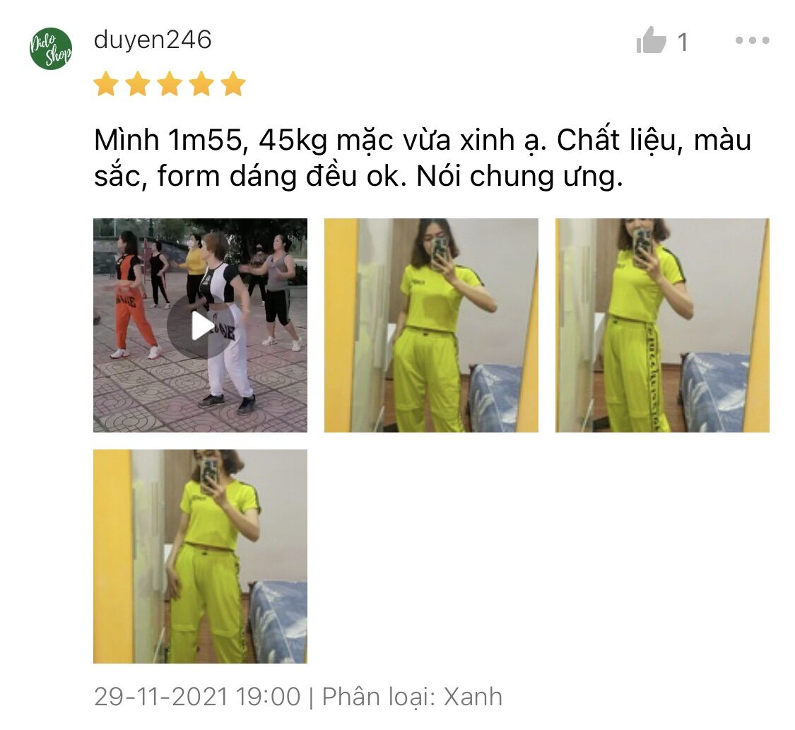 SÉT BỘ THỂ THAO 3 MÀU DÀNH CHO NỮ