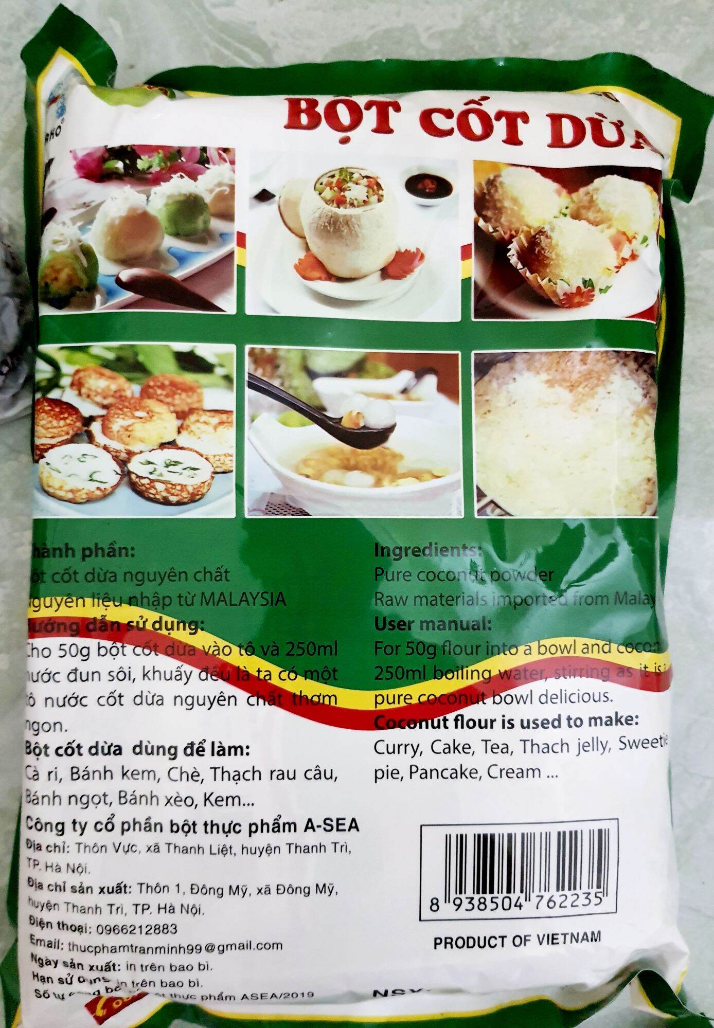 Bột cốt dừa 500gr/coconut powder/MS99