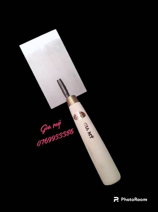 [HCM]Bay Xây Vuông ( dụng cụ thi công xây dựng ) 9x165cm Cán Gỗ. GIA MỸ